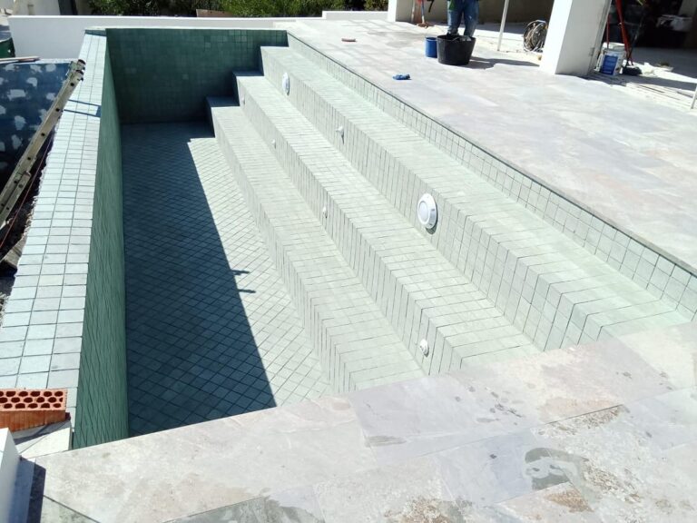 Bali style infinity pool